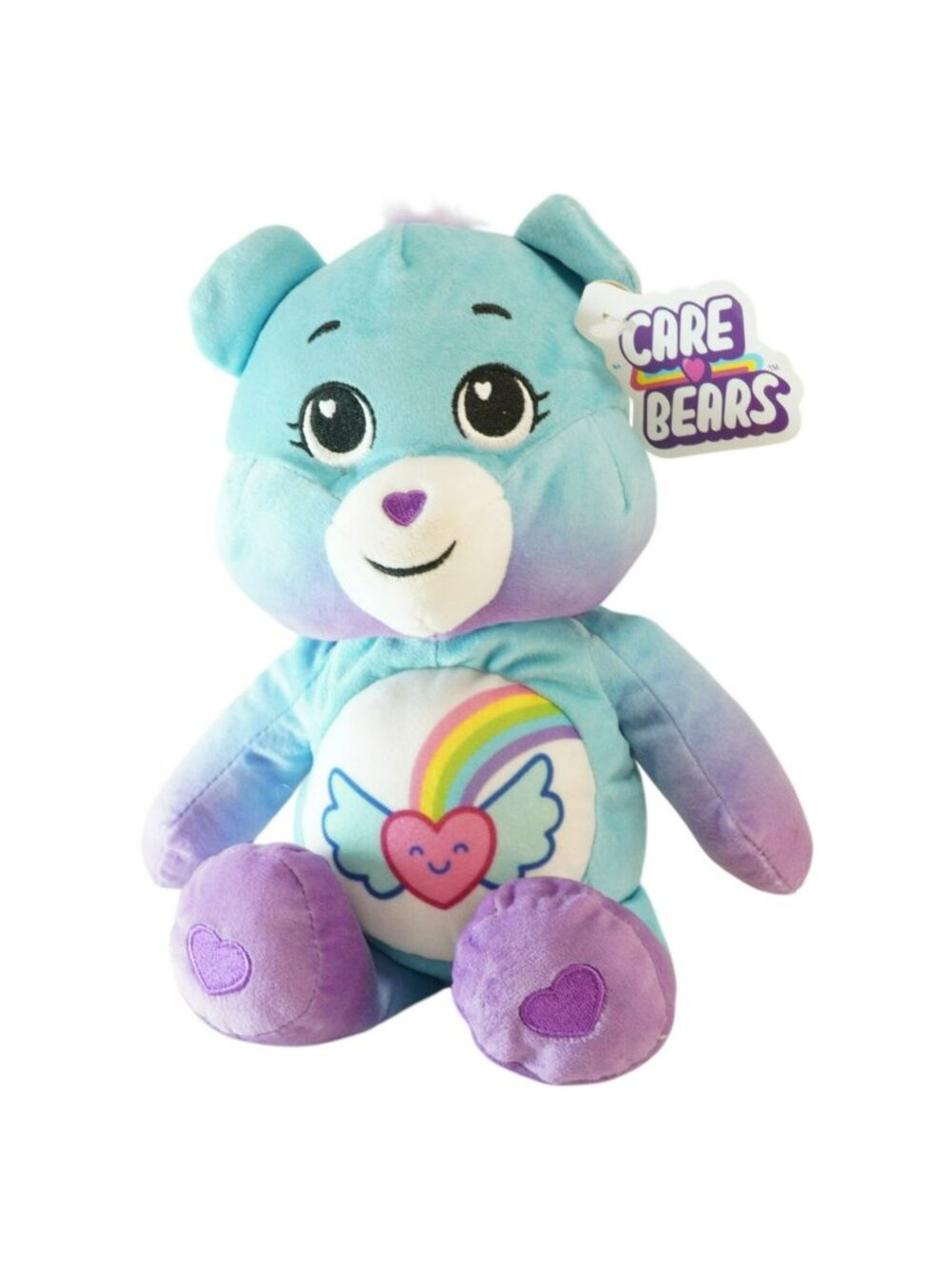 Care Bears Dream Bright Bear Plush 11" Rainbow Heart Stuffed Animal 2022